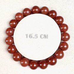 画像2: 天然石ブレスレット　赤めのう[人間関係]　10ミリ玉